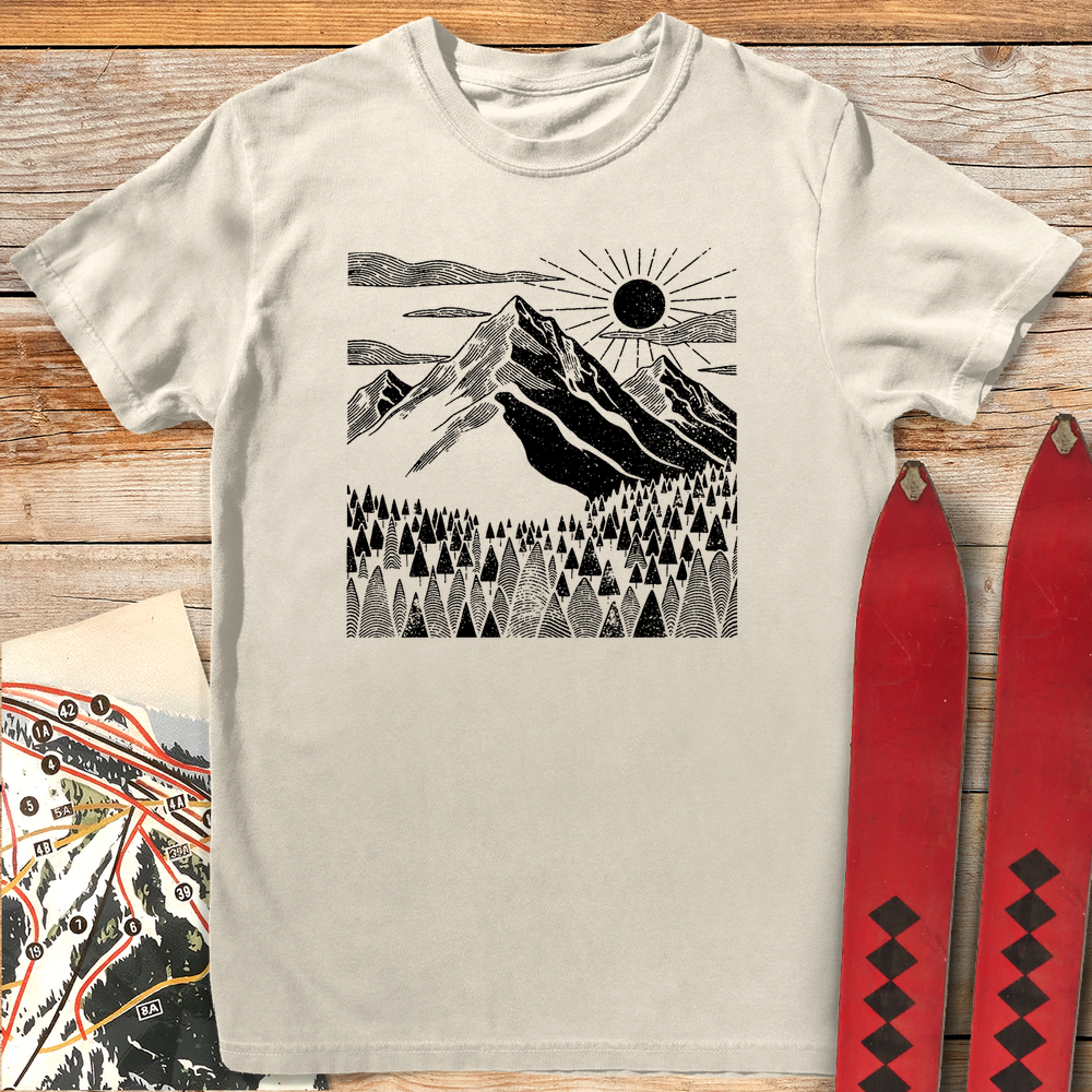 1126 Backcountry Views White - Ivory