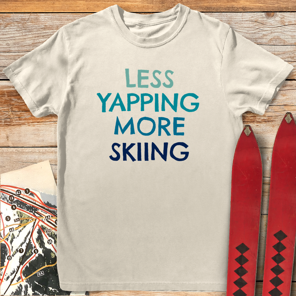 1138 Yap Less Ski More White - Ivory