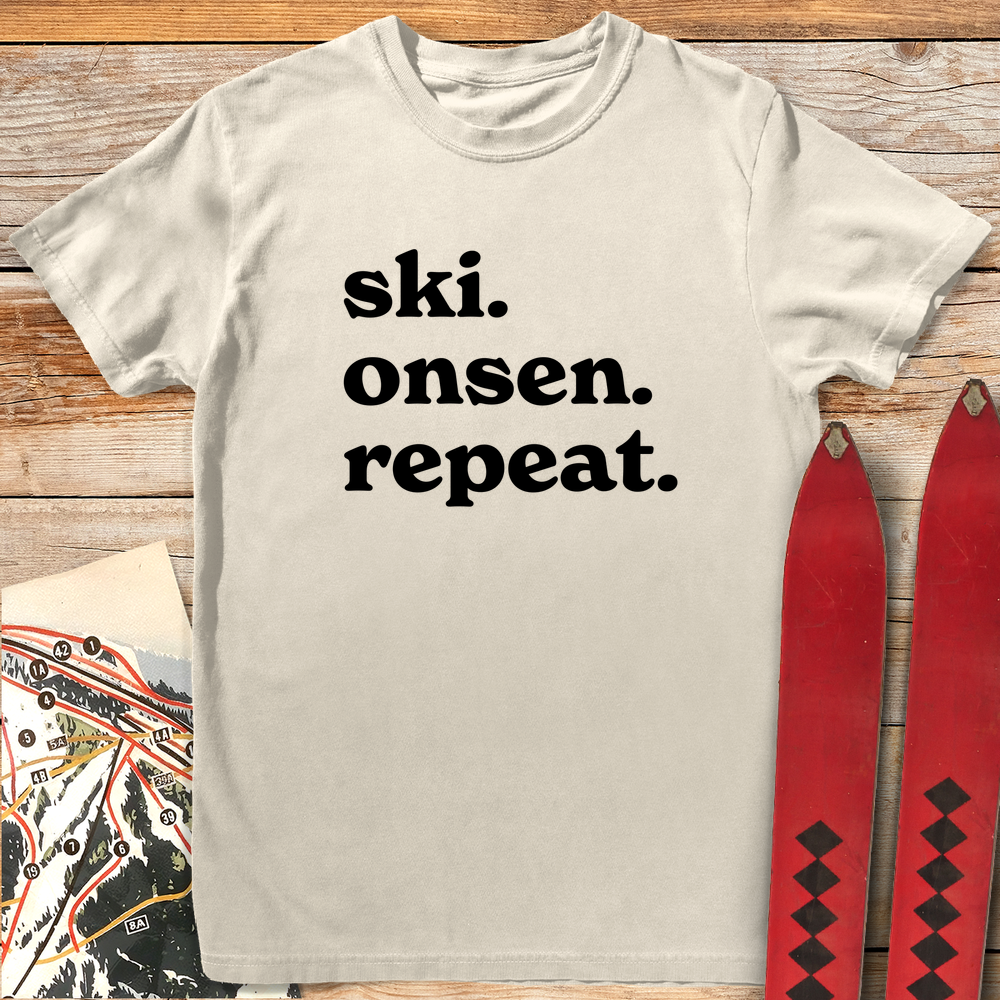 1165 Ski Onsen Repeat White - Ivory