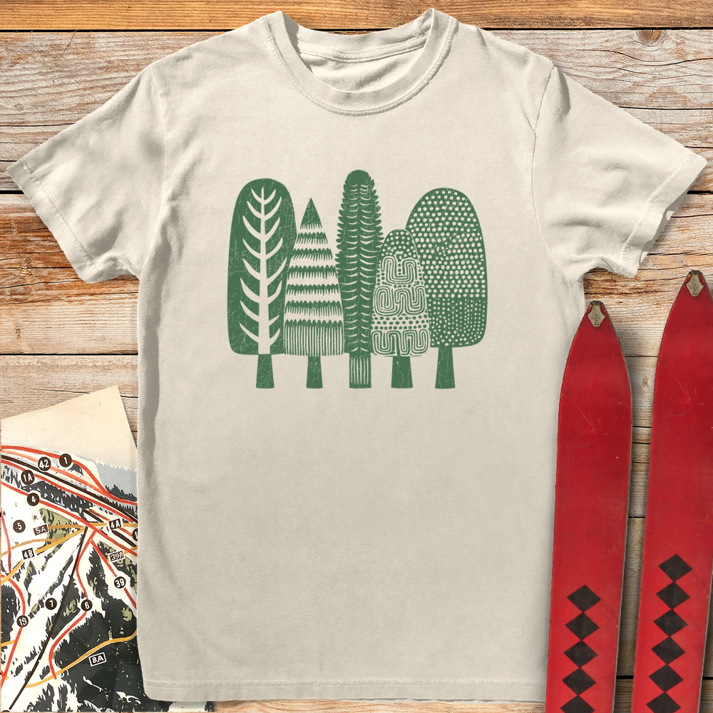1158 Funky Forest White - Ivory