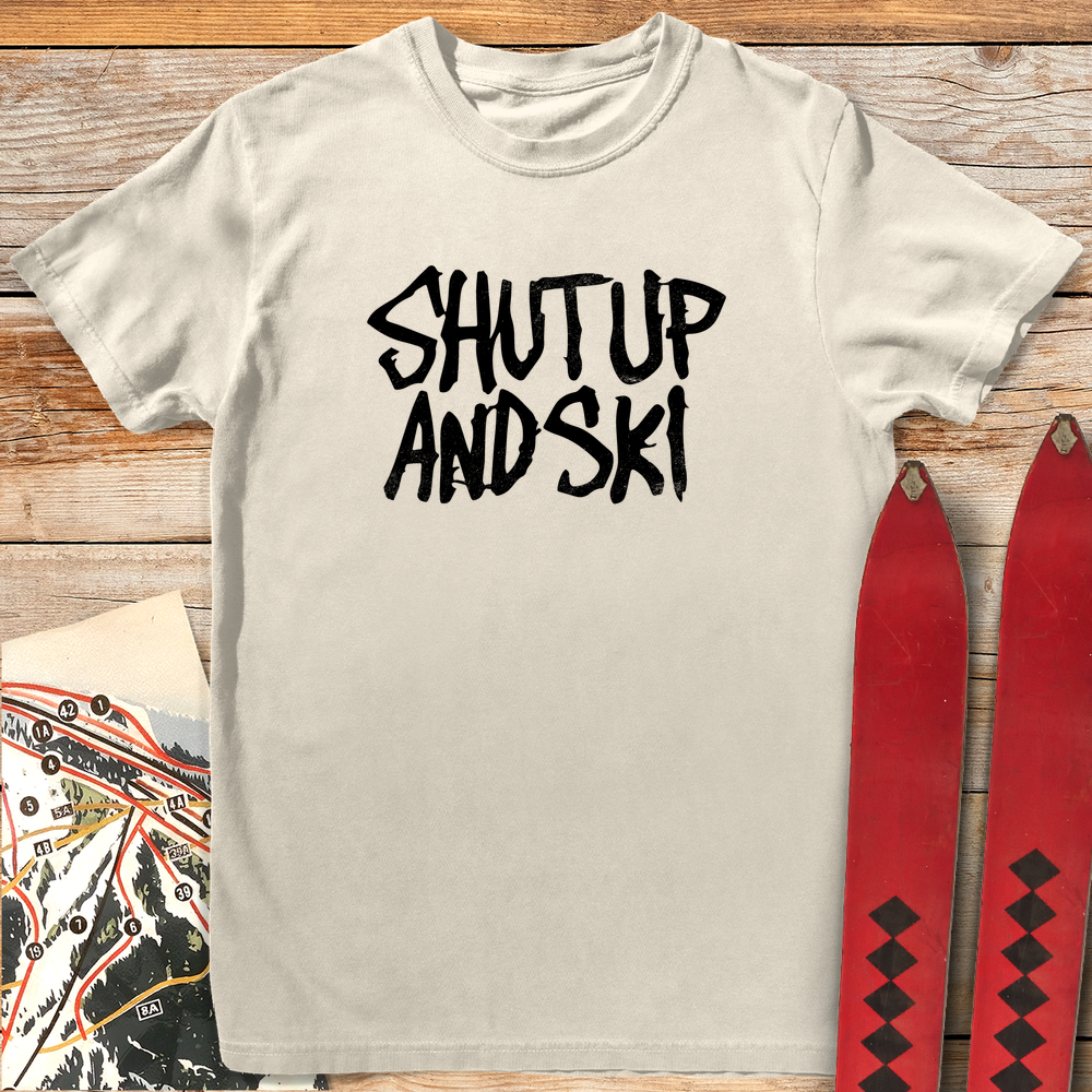 1167 Shut Up And Ski White - Ivory