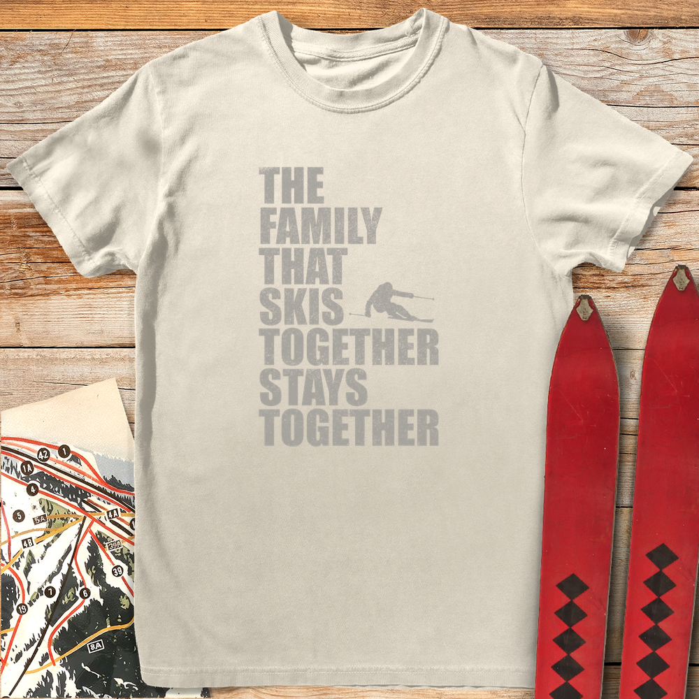 1176 The Family That Skis White - Ivory