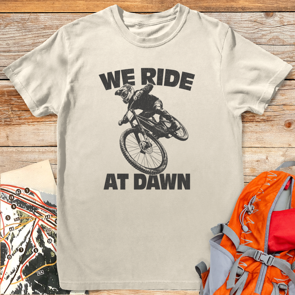 1186 We Ride At Dawn Bike White - Ivory