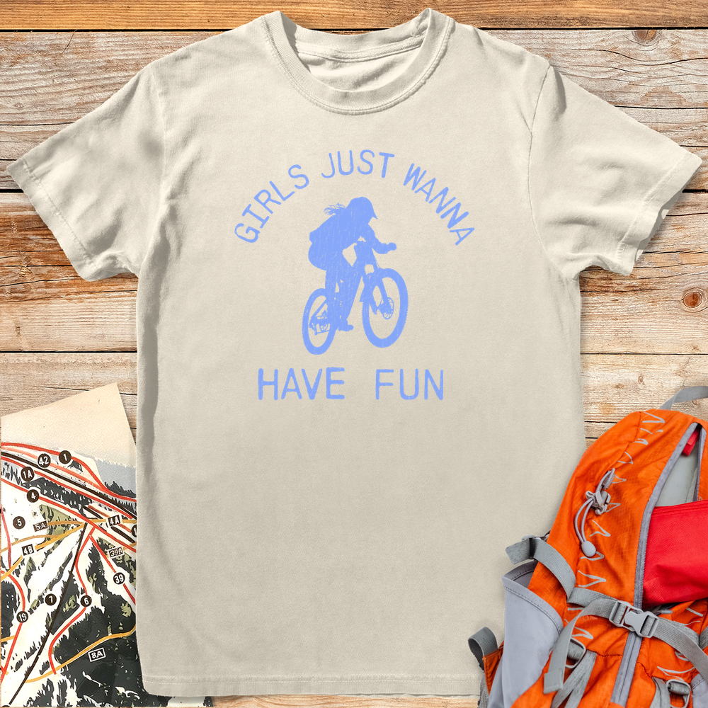 1229 Girls Just Wanna Bike - Ivory