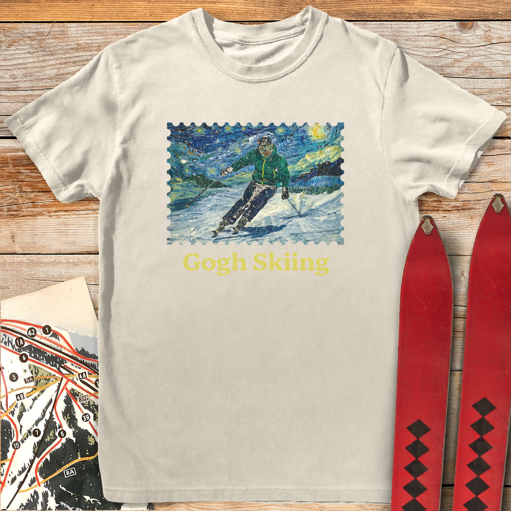 1237 Gogh Skiing - Ivory