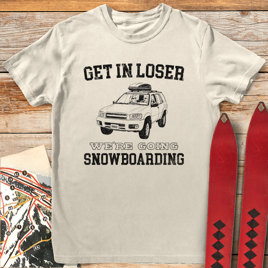 1240 Get In Loser Snowboard White - Ivory