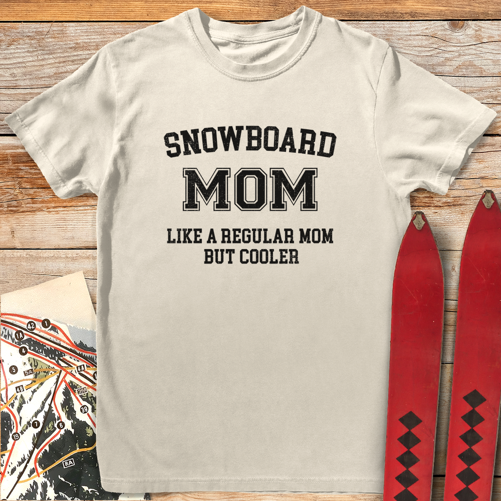 1249 Varsity Snowboard Mom White - Ivory