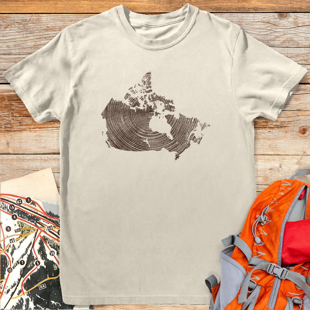 1317 Woodgrain Canada White - Ivory