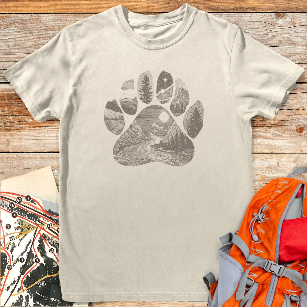 1312 Bear Pawscape White - Ivory