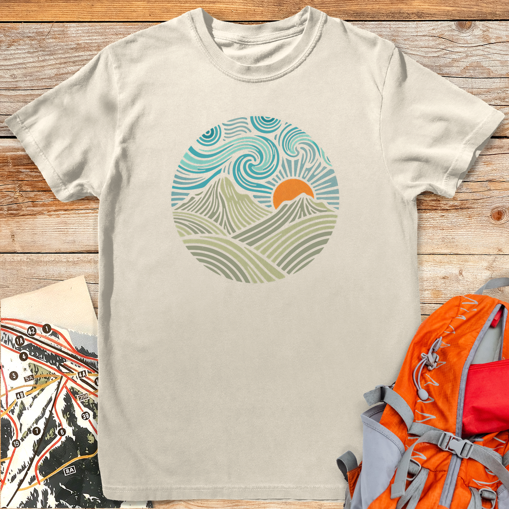 1307 Mountain Flow - Ivory