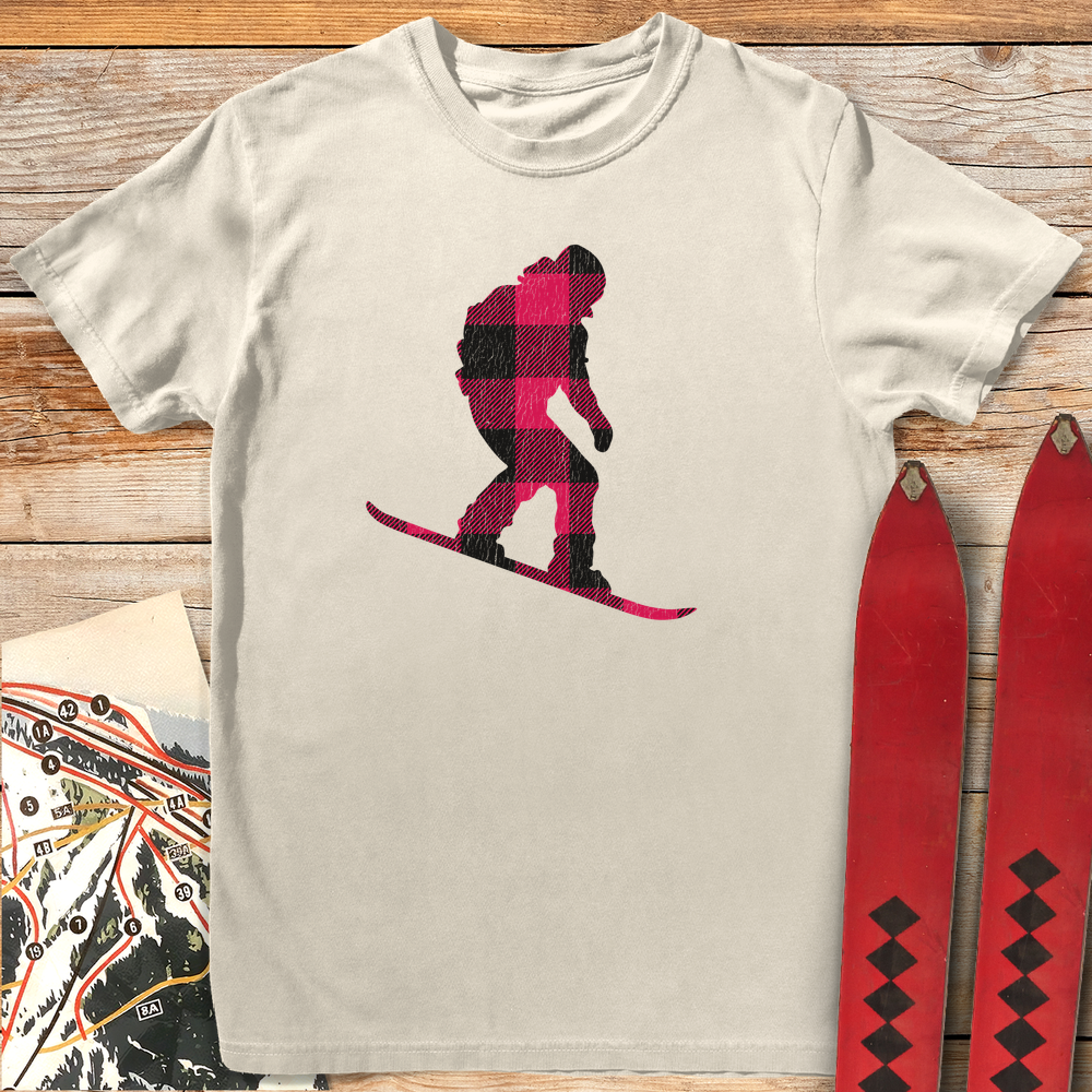 1333 Buffalo Plaid Snowboard - Ivory