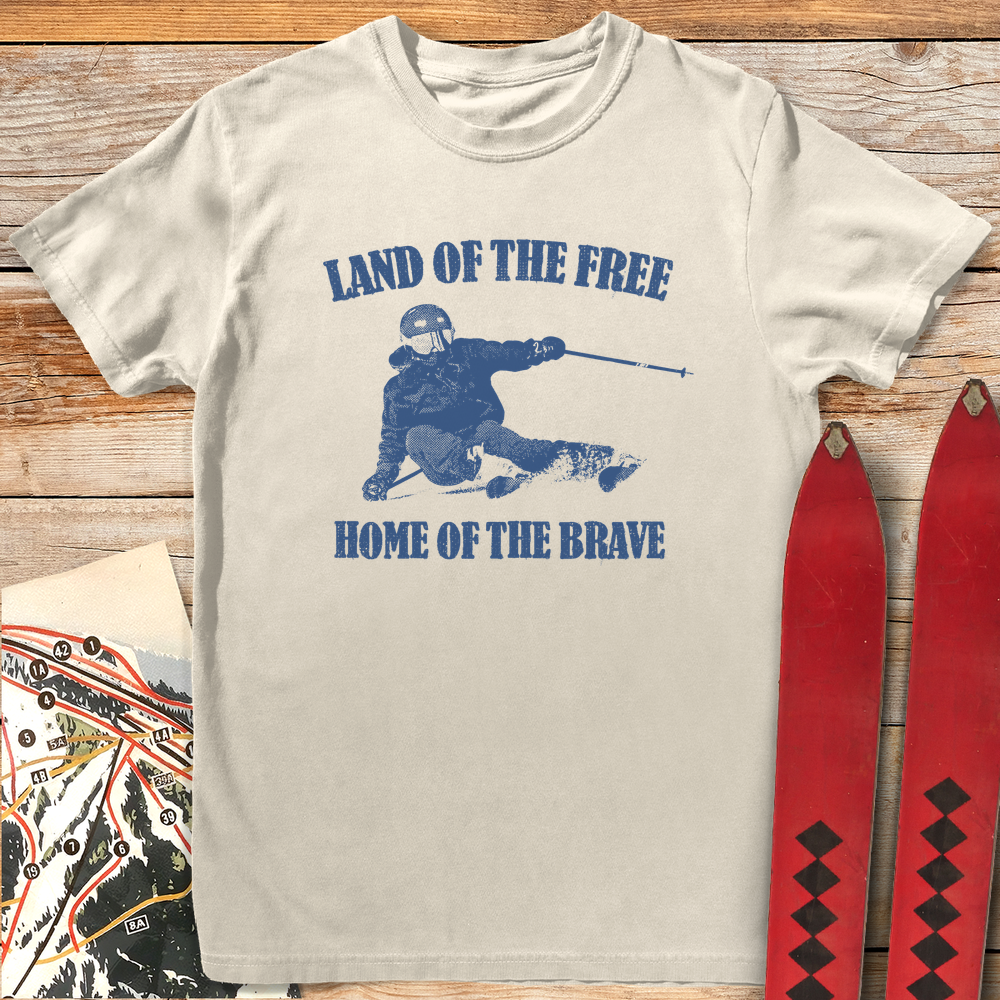1337 Land Of The Free Ski White - Ivory