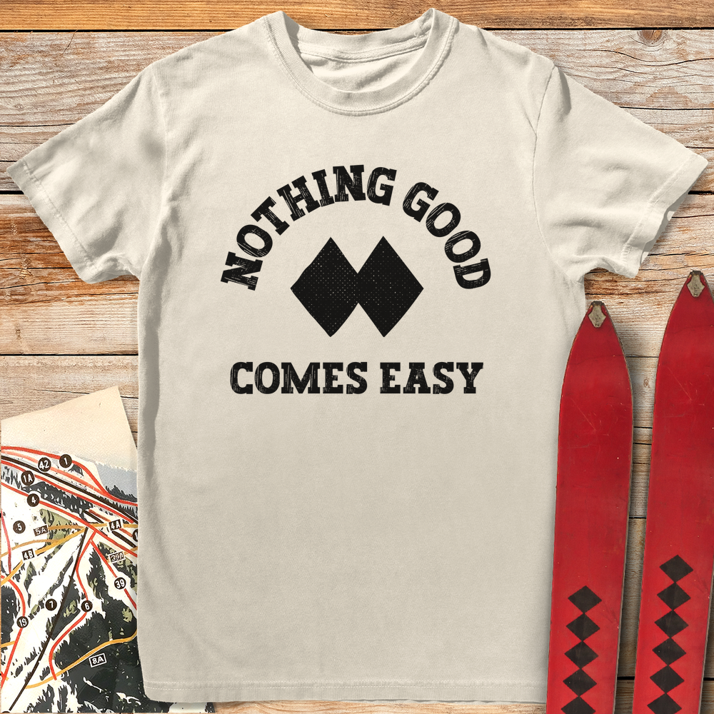 1344 Good Aint Easy White - Ivory