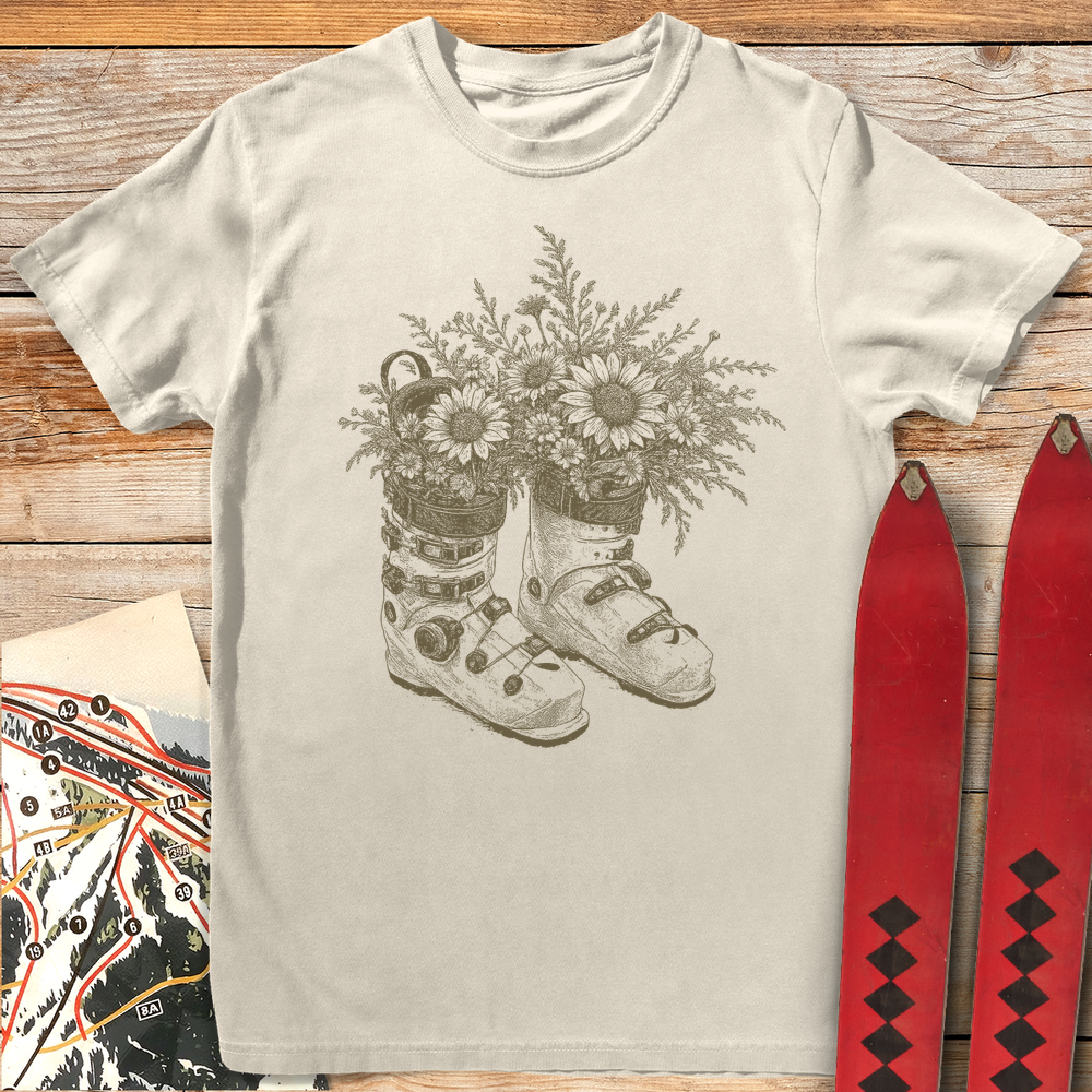 1356 Garden Ski Boots White - Ivory