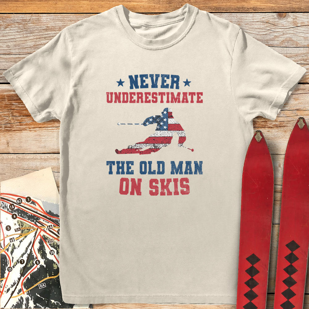 1427 Old Man Ski Usa White - Ivory