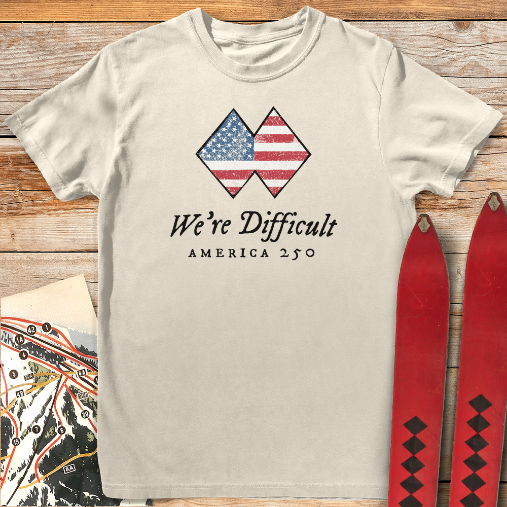 1416 We Re Difficult Usa 250 White - Ivory