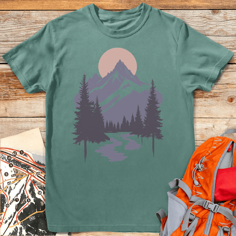Violet Peaks - Light Green