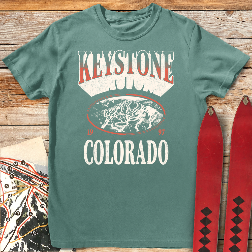 517 Keystone Calorado White - Light Green