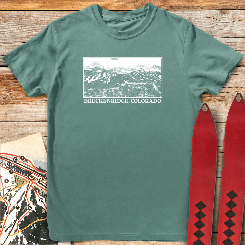 515 Breckenridge Calorado White - Light Green