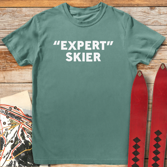 535 Expert Skier White - Light Green