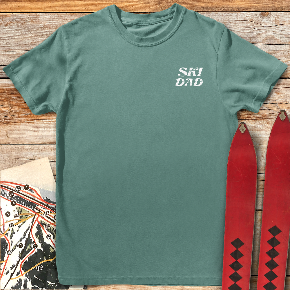 557 Ski Dad Pocket White - Light Green