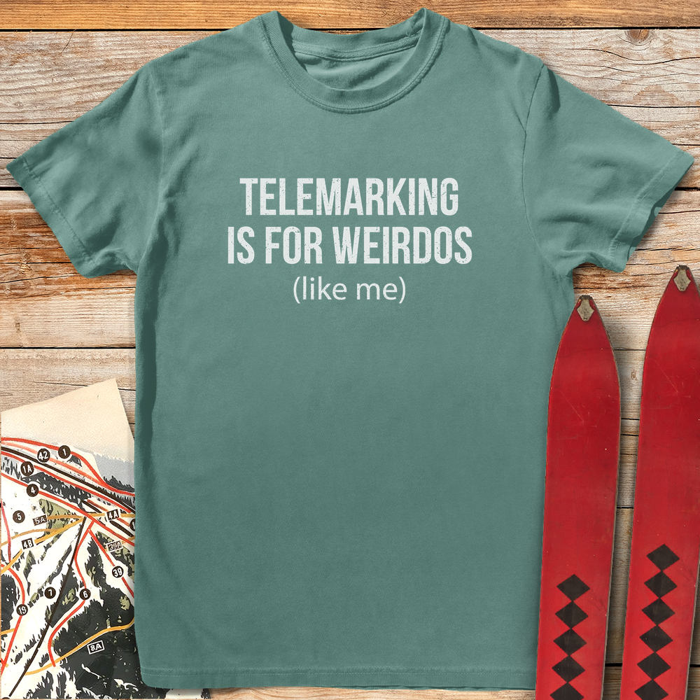582 Telemark Weirdo White - Light Green