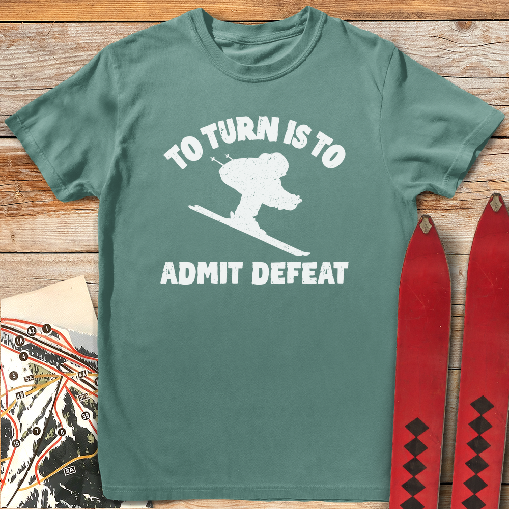 650 Turn Defeat White - Light Green