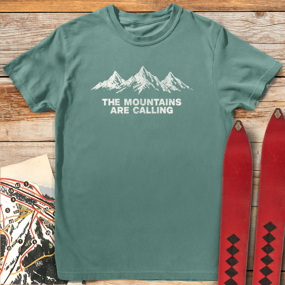 677 Mountain Call White - Light Green