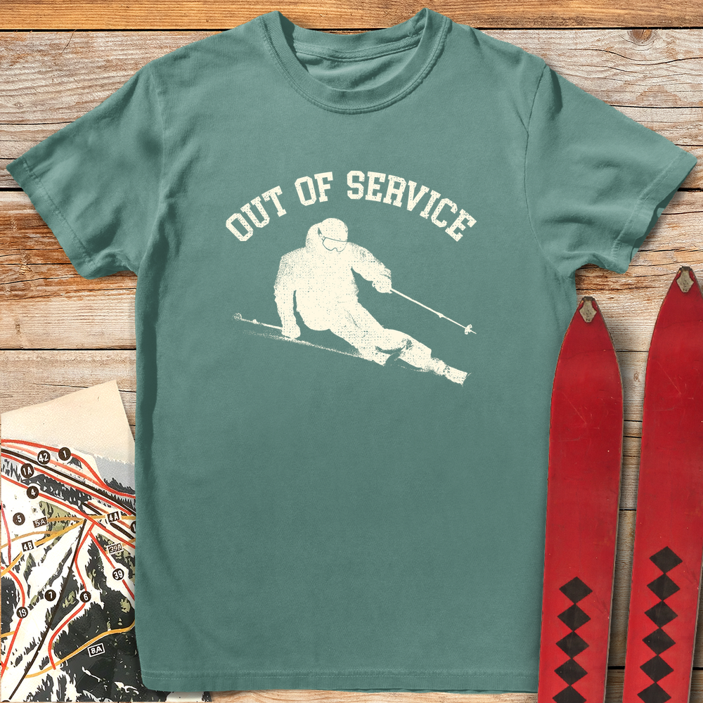 709 Out Of Service White - Light Green