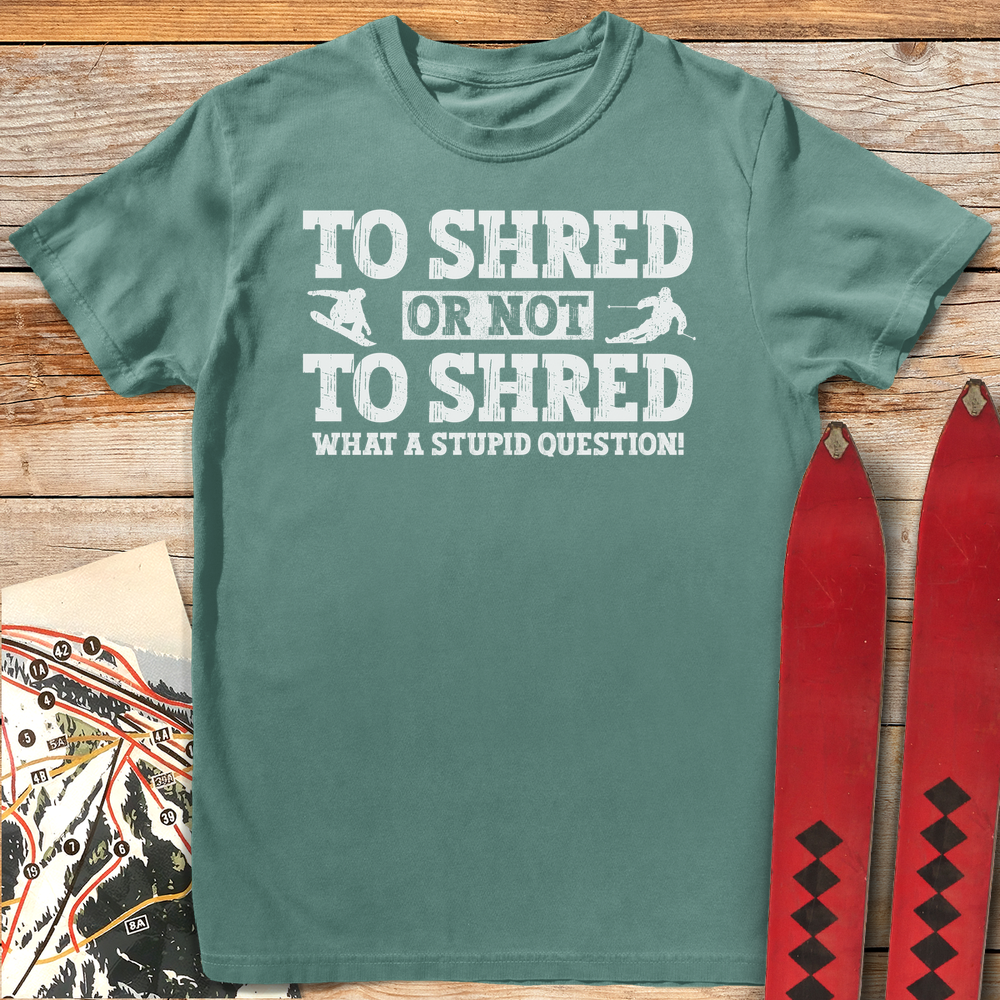 751 Stupid Question White - Light Green