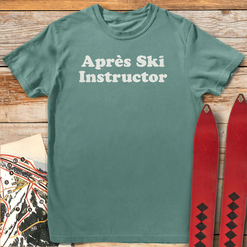 734 Apres Ski Instructor White - Light Green