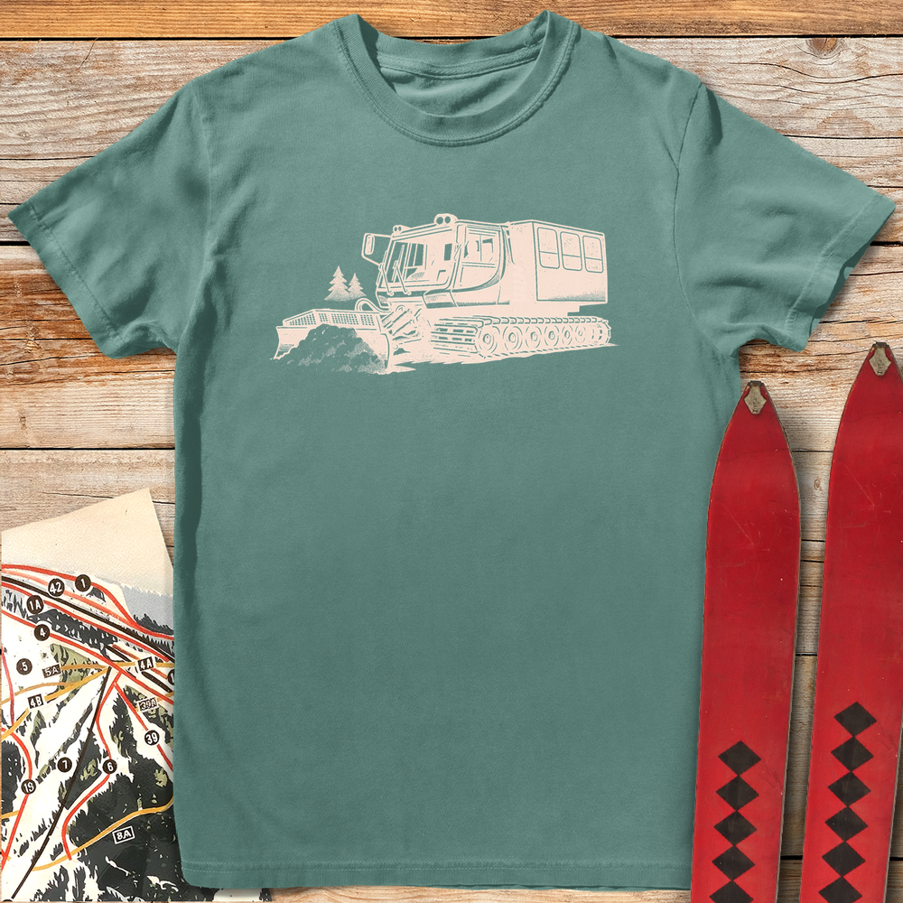 763 Cat Ski White - Light Green