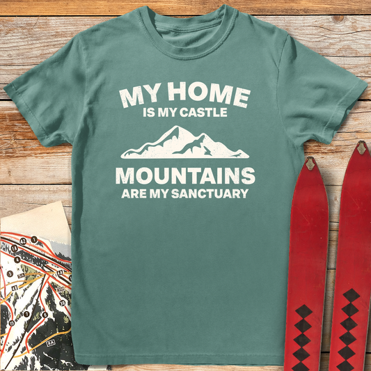 770 Mountain Sanctuary White - Light Green