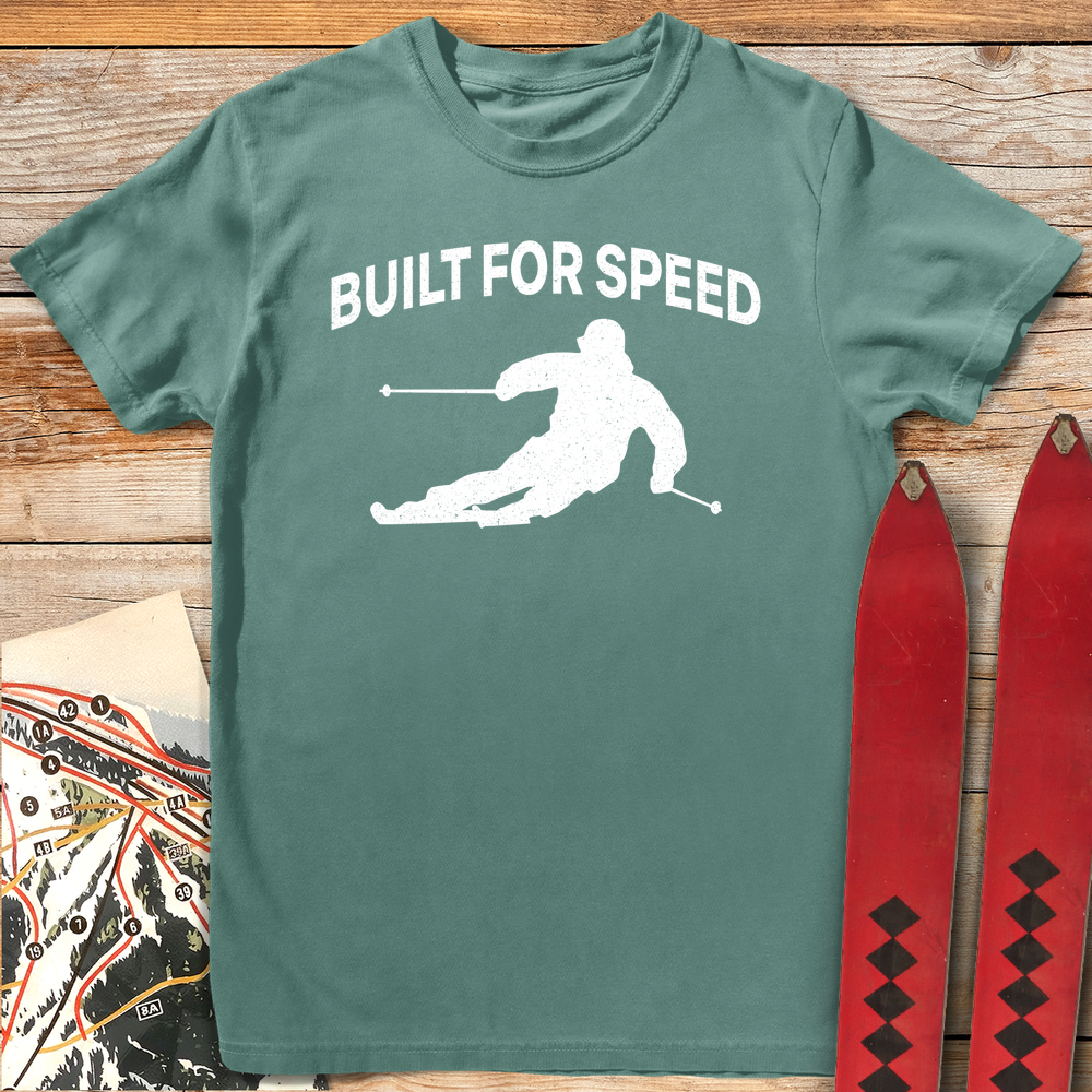 774 Built For Speed White - Light Green