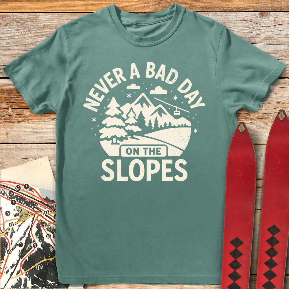 785 No Bad Days White - Light Green