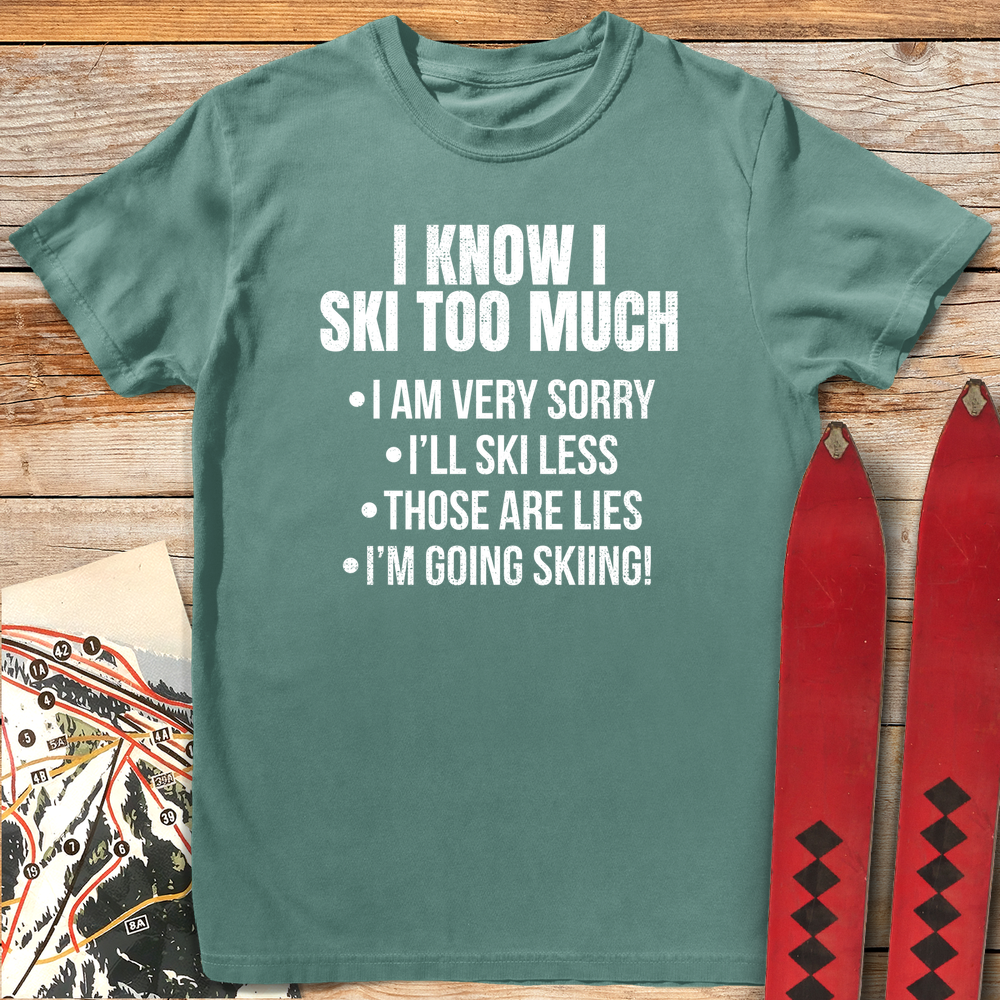 819 Ski Less White - Light Green