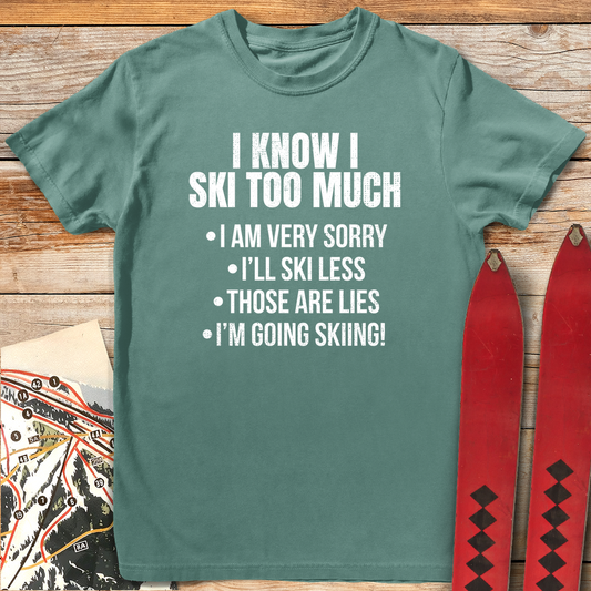 819 Ski Less White - Light Green