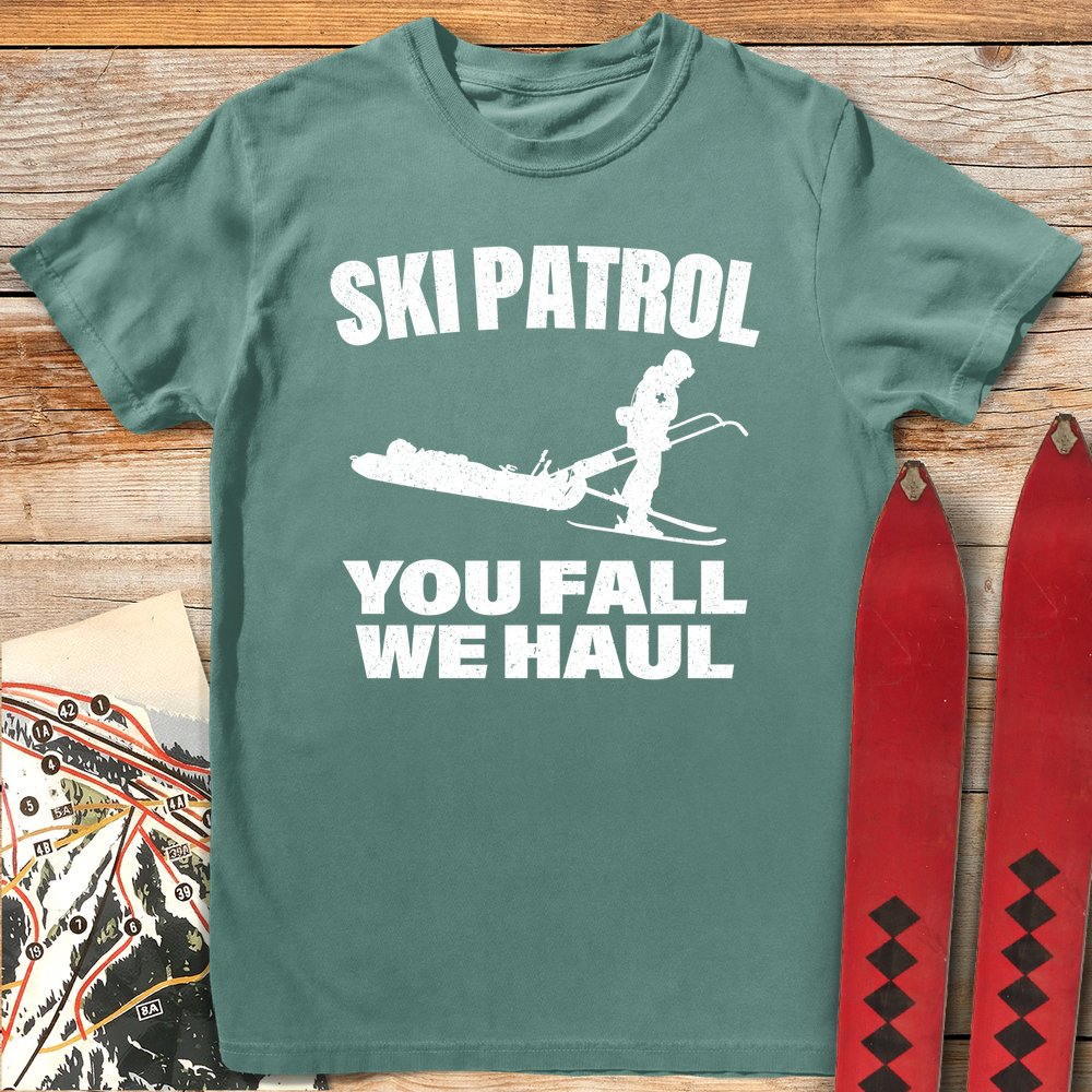 805 You Fall We Haul White - Light Green