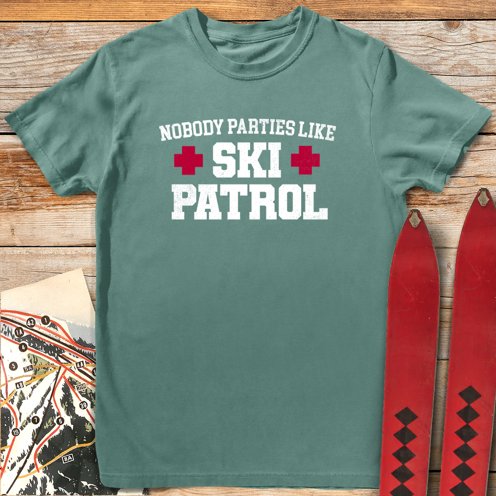 801 Patrol Parties White - Light Green