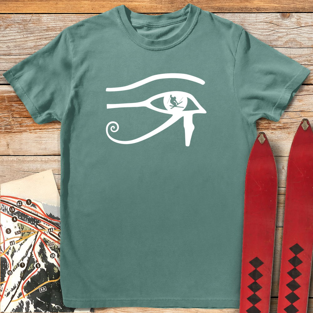 821 Eye Ski White - Light Green