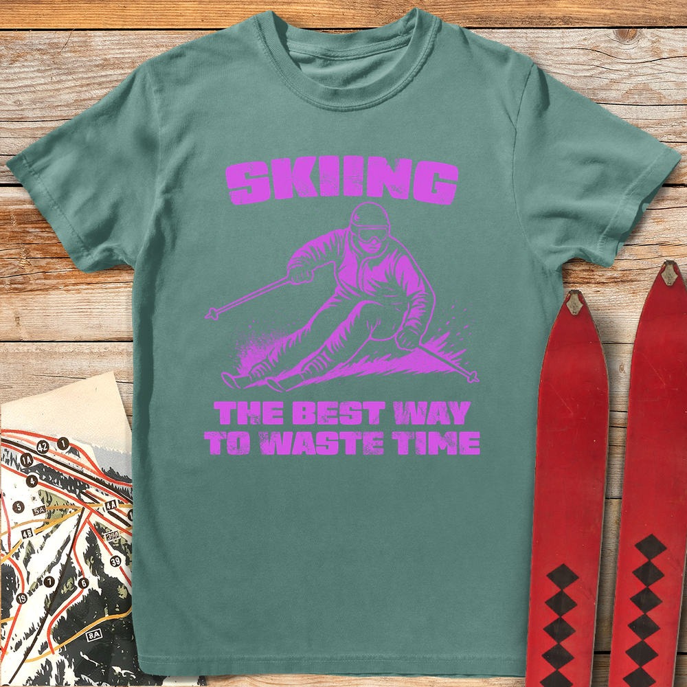 833 Waste Of Time White - Light Green