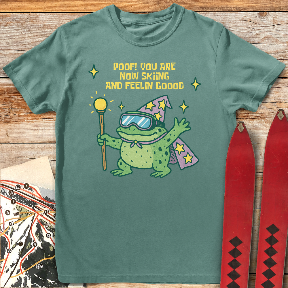 832 Poof Now U Ski White - Light Green