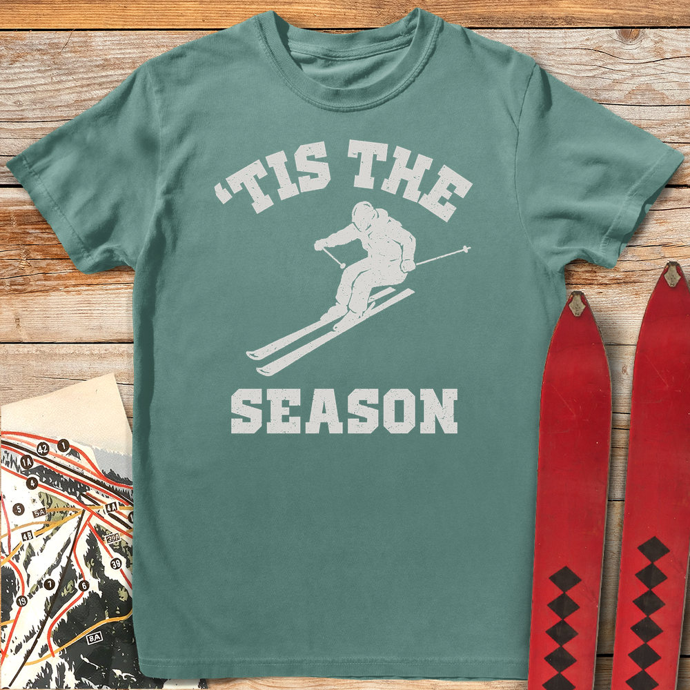 862 Tis The Season White - Light Green