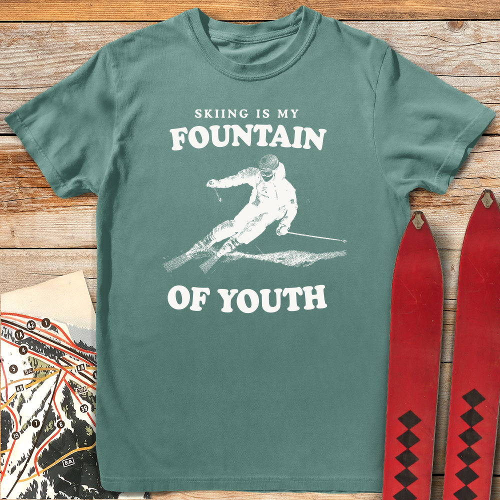 896 Fountain Of Youth White - Light Green