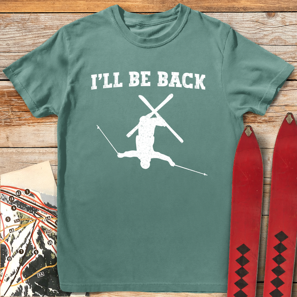 897 I Ll Be Back White - Light Green