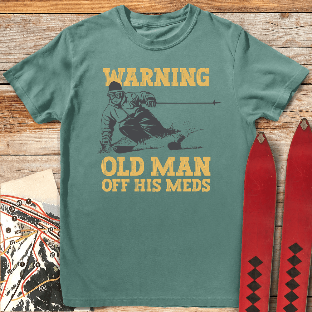 900 Old Man Off Meds - Light Green
