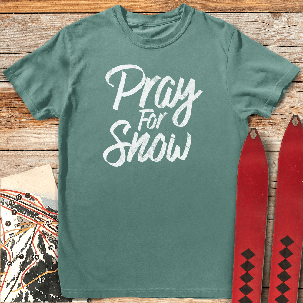 908 Snow Prayers White - Light Green