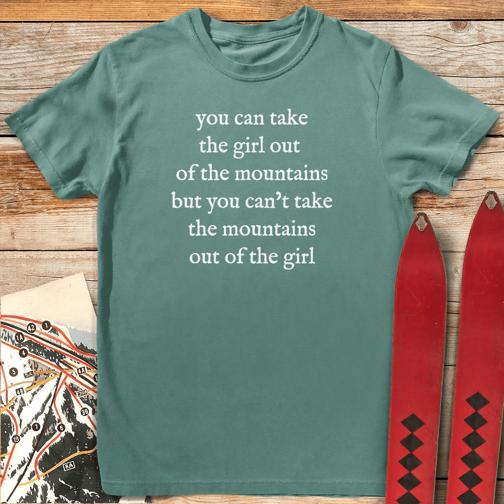 909 Mountain Girl White - Light Green