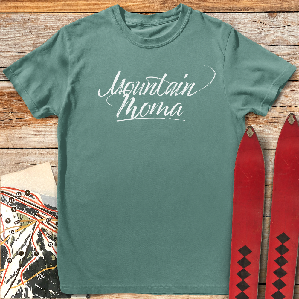 817 Mountain Moma White - Light Green