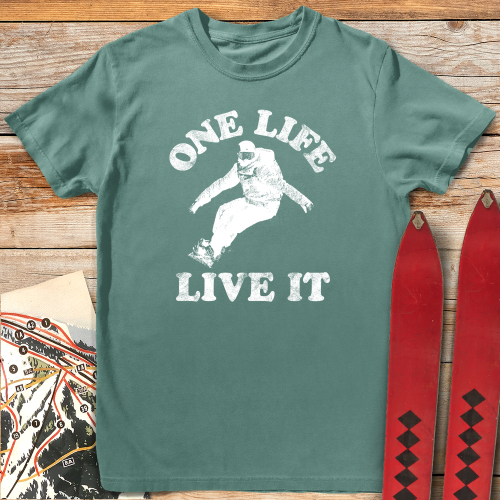 903 One Life Snowboard White - Light Green